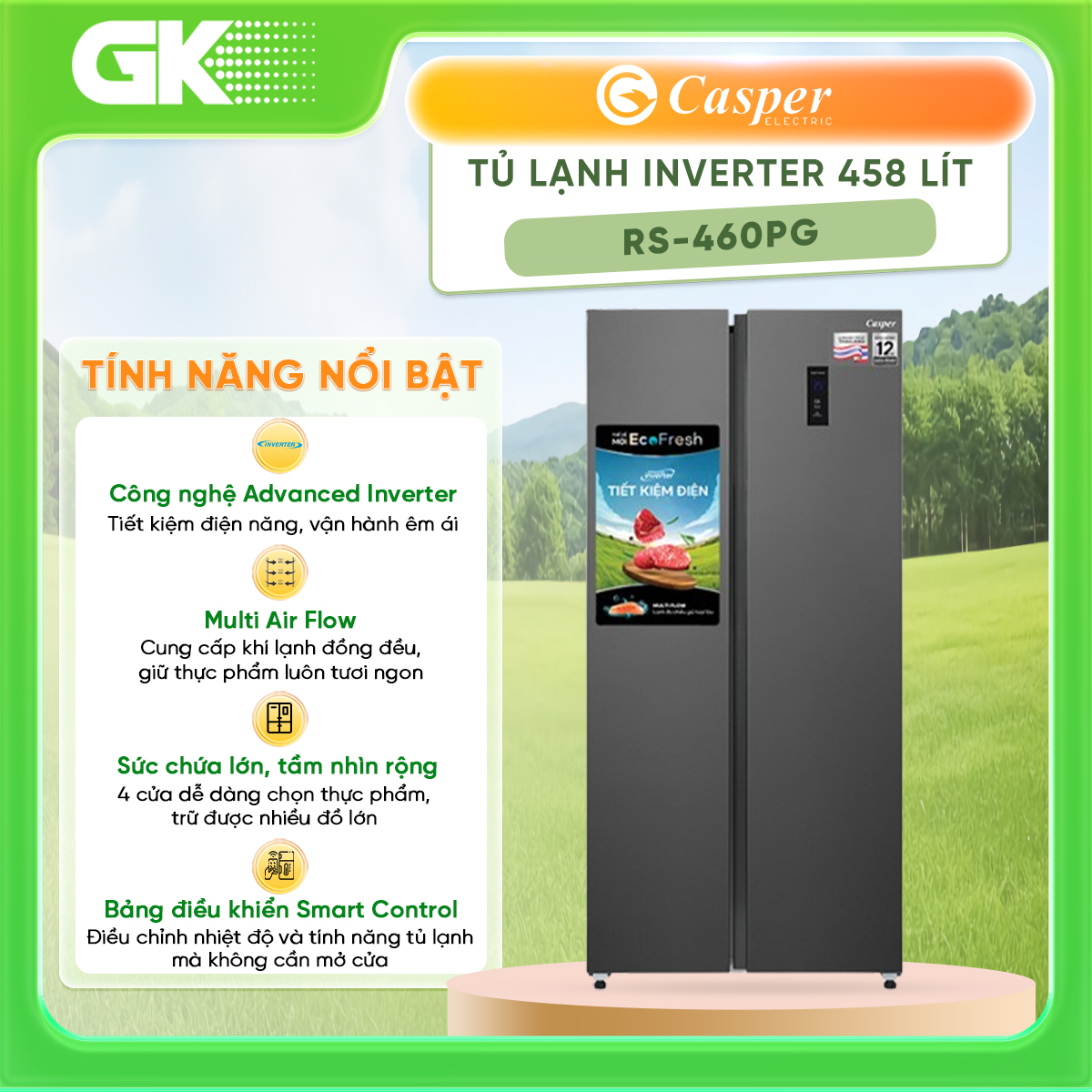 Tủ lạnh Casper có tiết kiệm điện không – Giải đáp thắc mắc của người tiêu dùng về hiệu quả điện năng của thương hiệu này