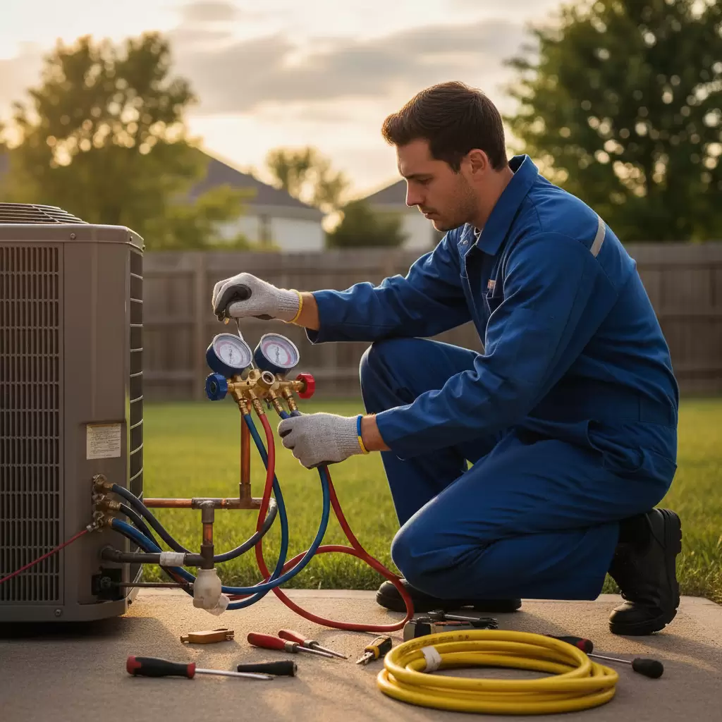 gemini_image_1767142046-1-1 Quy trình hồi gas phải được thực hiện chính xác để tránh thất thoát gas lạnh